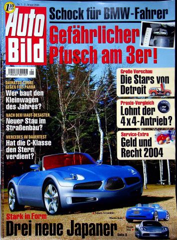 Deckblatt Auto Bild (01/2004)
